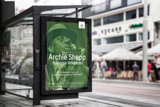 Plakat Archie Shepp Kultur Bad Mergentheim